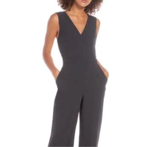 NWT Black V-Neck Wide Leg Jumpsuit